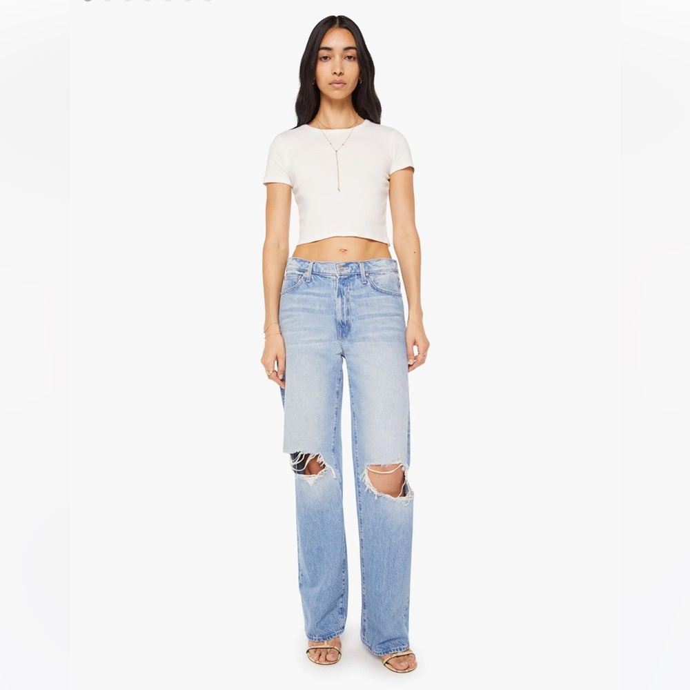 MOTHER the dodger sneak jeans from Free People